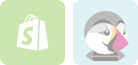 Shopify & Magento 2 logos